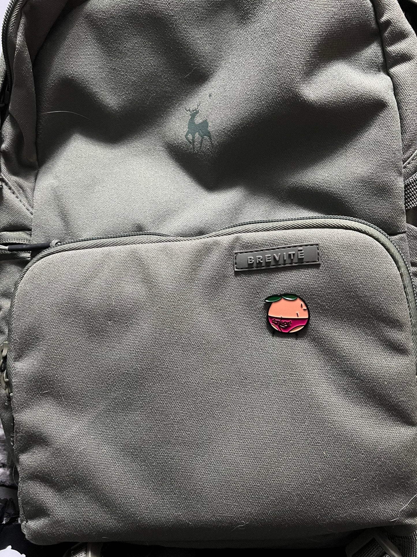 Peachy Buns Juicy Enamel Pin