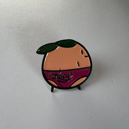 Peachy Buns Juicy Enamel Pin
