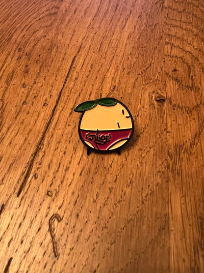 Peachy Buns Juicy Enamel Pin