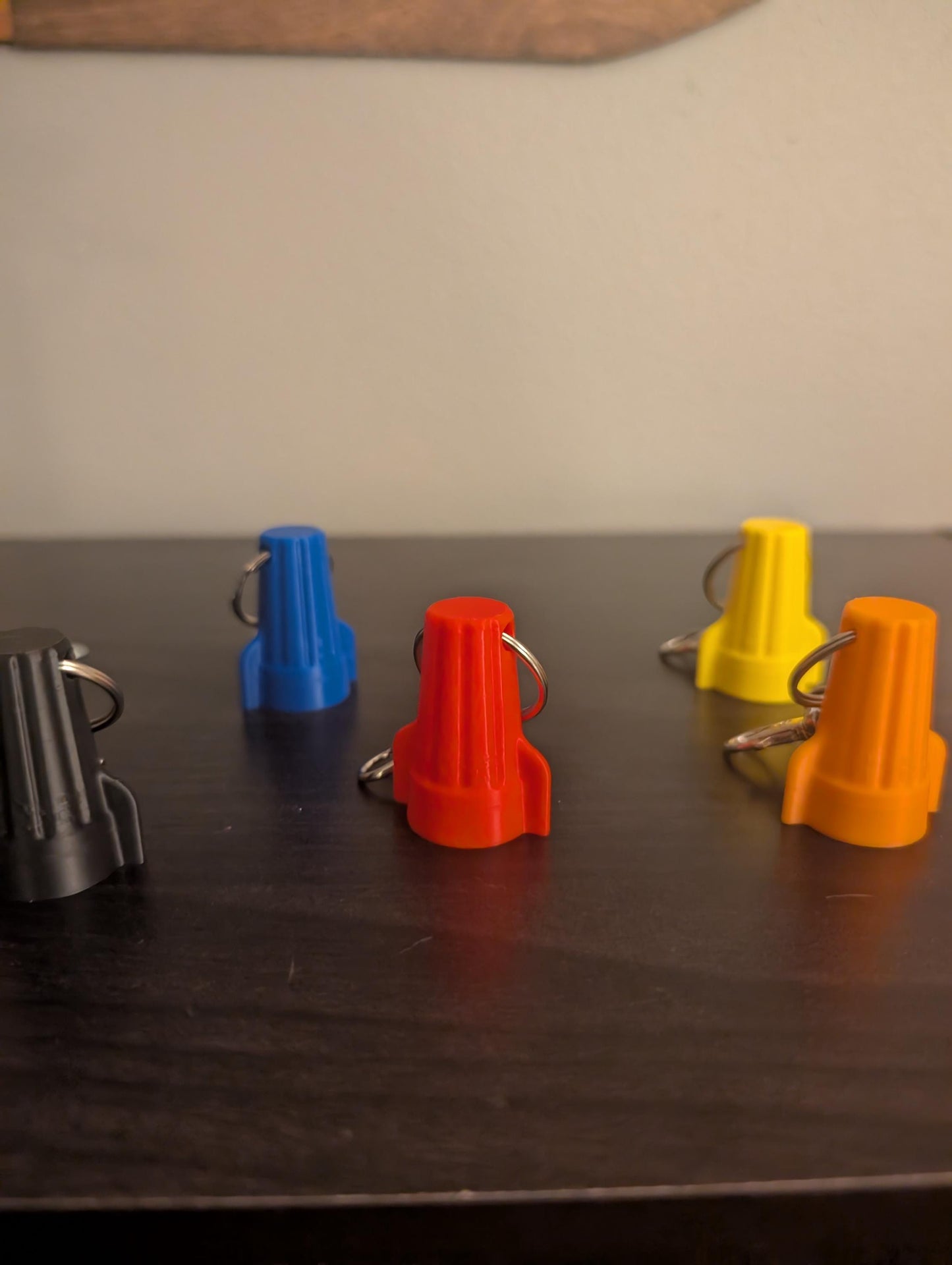 Winged Wire Connector Keychain