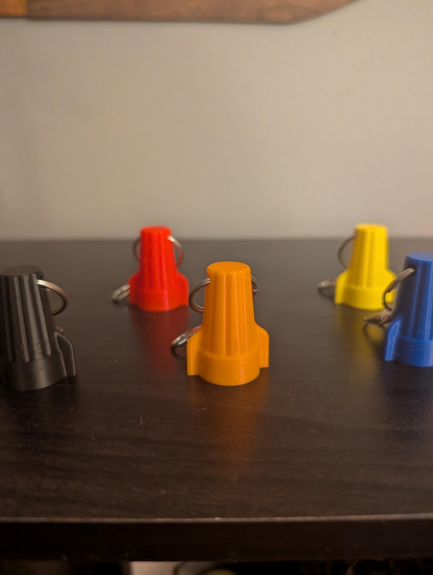 Winged Wire Connector Keychain